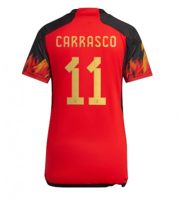 Belgien Yannick Carrasco #11 Hemmatröja Kvinnor VM 2022 Kortärmad